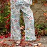 Snow Leopards Cotton Pyjamas in Pale Blue