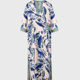 Karma on the Rocks Wabi Long Dress in Bonzai Blue