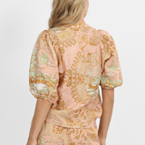 Italian Coast Rose Balloon Shirt