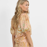 Italian Coast Rose Balloon Shirt