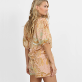 Italian Coast Rose Balloon Shirt