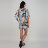 Bali Tiger Light Blue Balloon Shirt