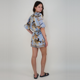 Bali Tiger Light Blue Short