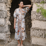 Bali Tiger Light Blue Tunic