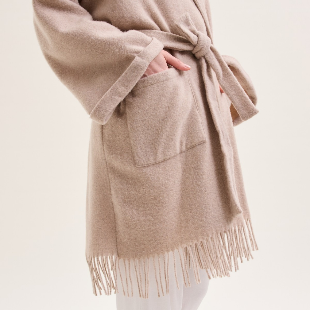 Eponyme 3/4 Length Poncho in Original