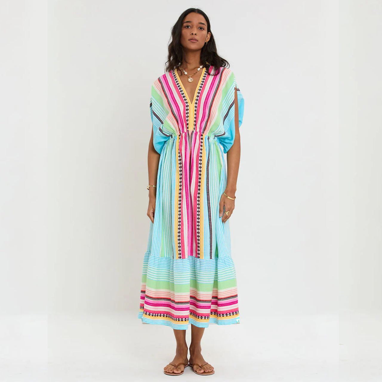 Lemlem Leila Plunge Dress