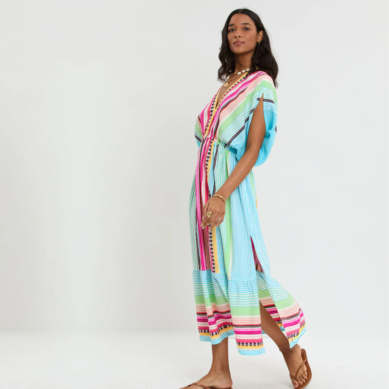 Lemlem Leila Plunge Dress