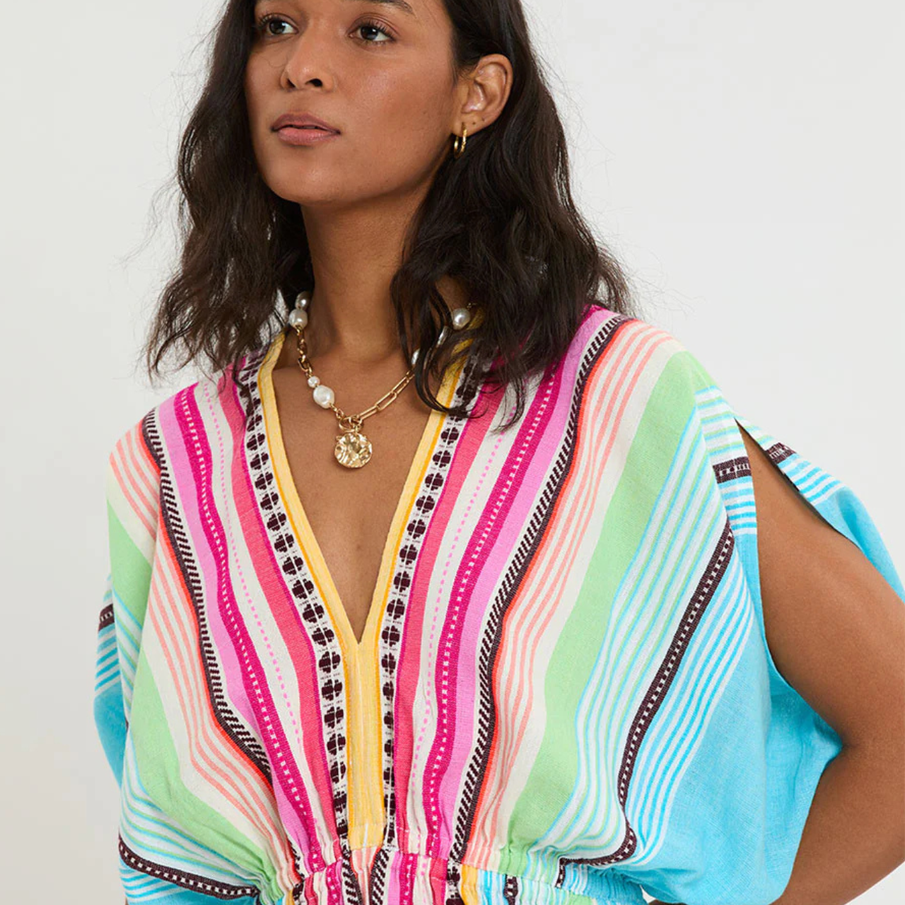 Lemlem Leila Plunge Dress