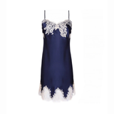 Splendeur Soie Nightdress in Splendeur Marine