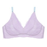 Hey Good Lookin' Pocketed Bra in Lilac/Sky Blue