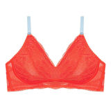 Hey Good Lookin' Pocketed Bra in Mandarin/Sky
