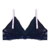 Hey Good Lookin' Pocketed Bra in Midnight Navy/Lilac