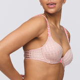 Avero Tiny Heart Shape Padded Bra in Powder Rose