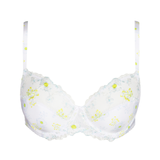 Chen Full Cup Underwired Bra in White Yacht