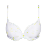 Chen Padded Heart Shape Bra in White Yacht