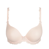 Cyrile Padded Heart Shape Bra in Crystal Pink