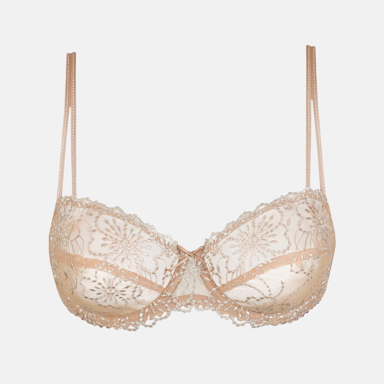 Jane Horizontal Seam Bra in Sand