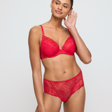 Jane Luxury Thong in True Red
