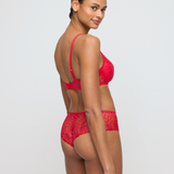 Jane Luxury Thong in True Red