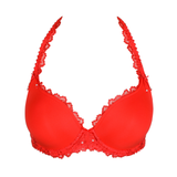 Jane Padded Heart Shape Bra in True Red