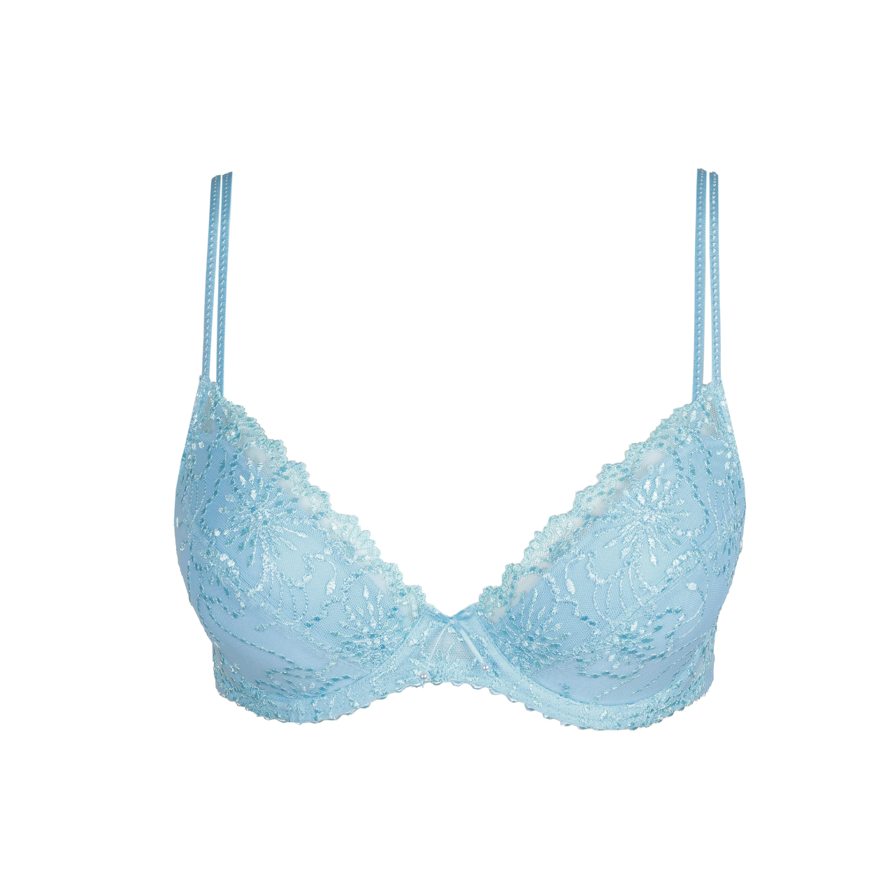 Jane Push Up Bra in Milky Blue