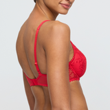 Jane Push Up Bra in True Red