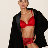 Jane Push Up Bra in True Red