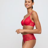 Jane Push Up Bra in True Red