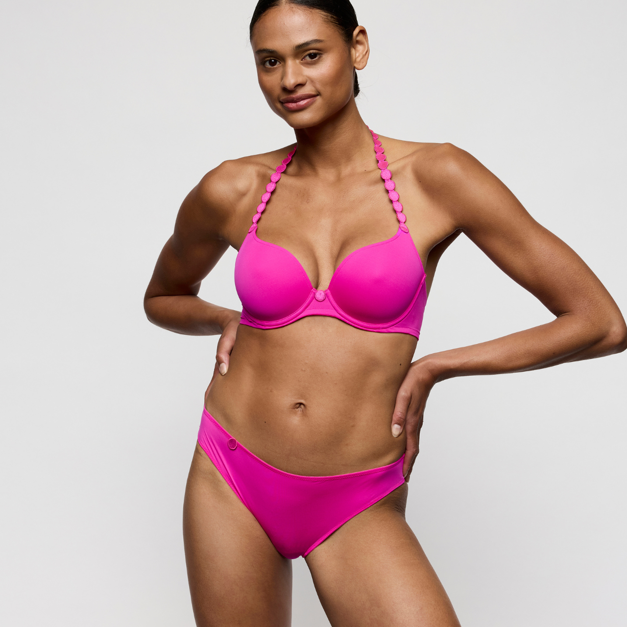 Tom Heart Shape Bra in Influencer Pink