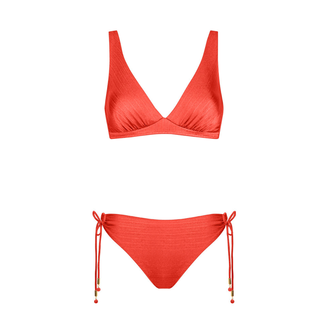 Elyon Underwired Bikini Set in Glazed Tangerine