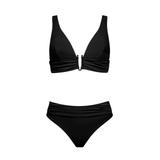 Honesty Padded Bikini Set in Black