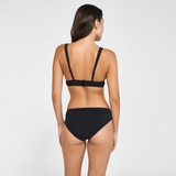 Honesty Padded Bikini Set in Black