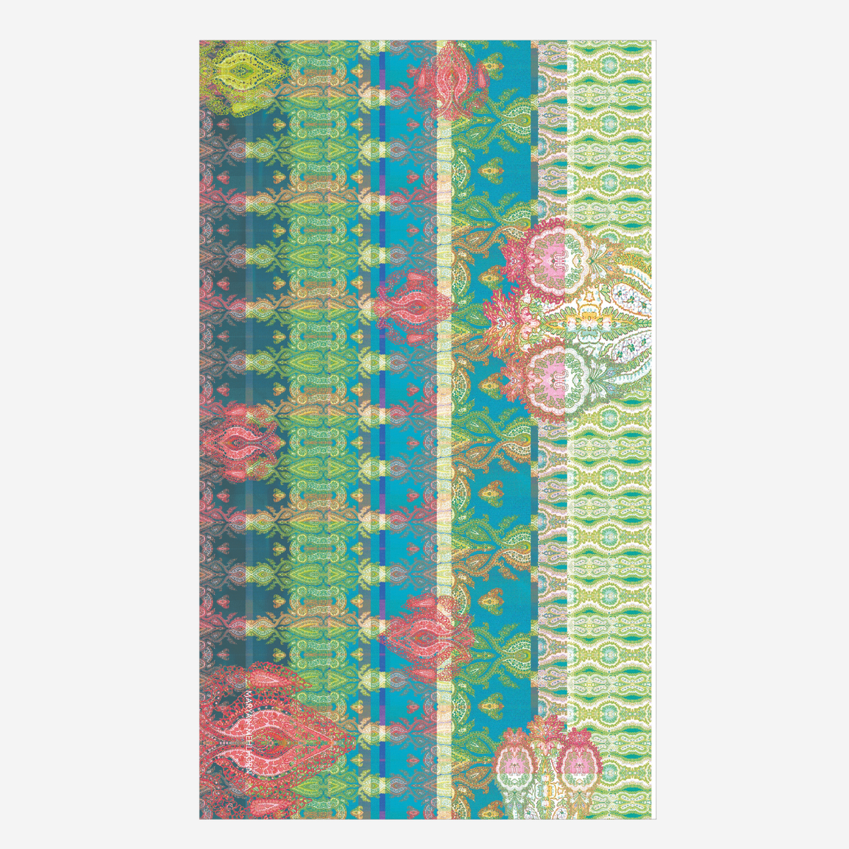 Jacquard Blue Tapestry Pareo