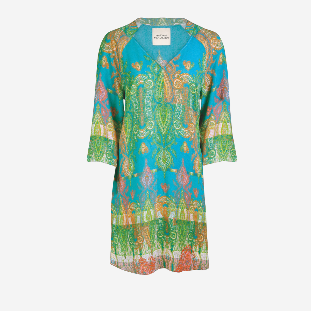 Jacquard Blue Tapestry Tunic