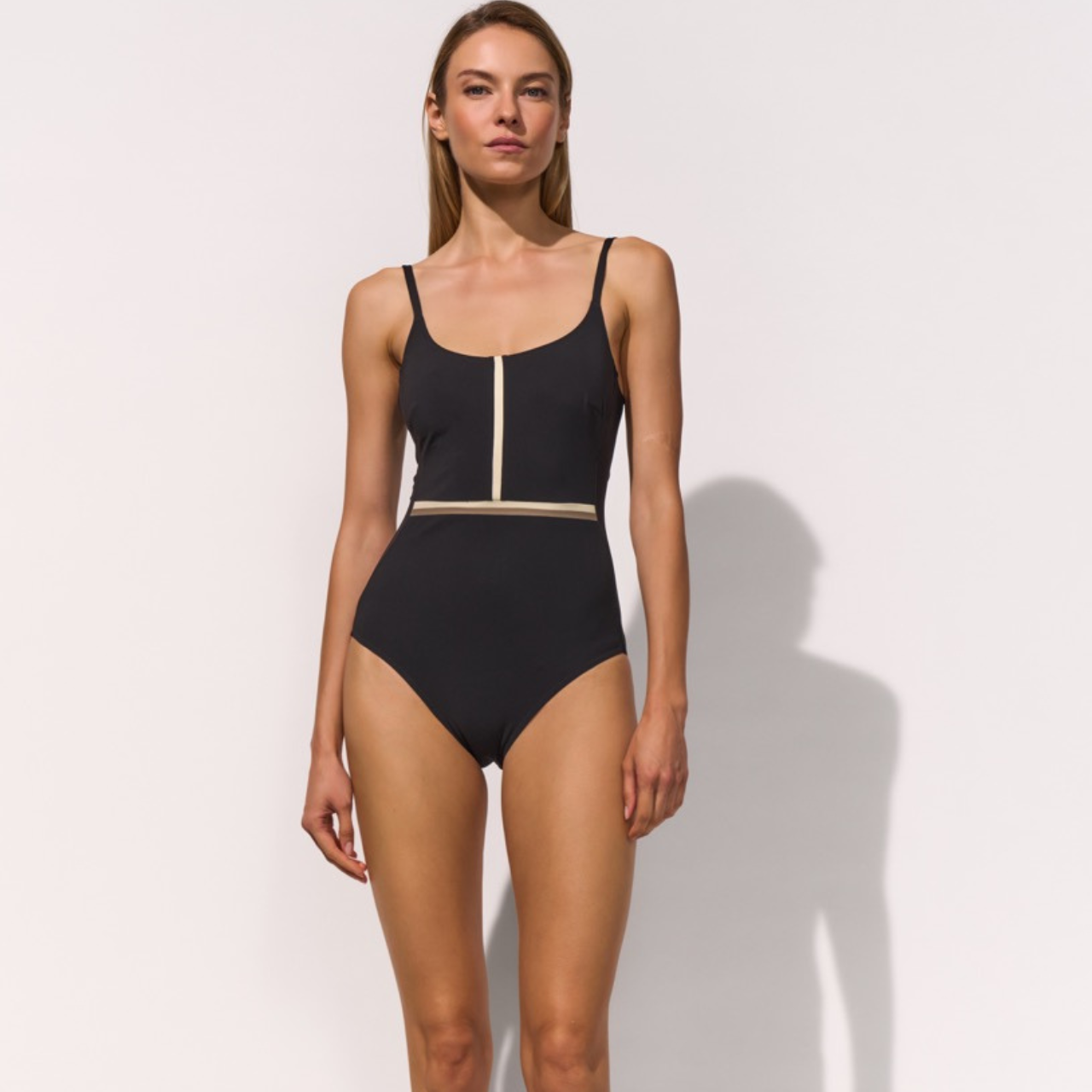 Module Underwired Swimsuit In Jet Clay