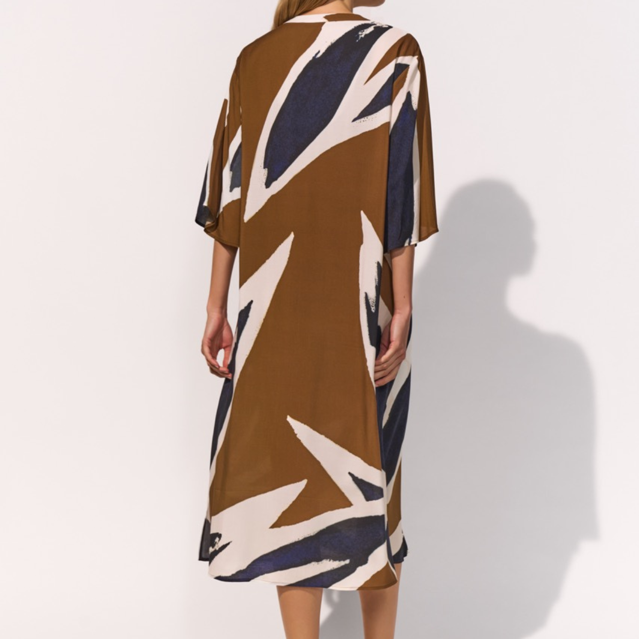 Nomade Kaftan Dress in Nocturne Clay