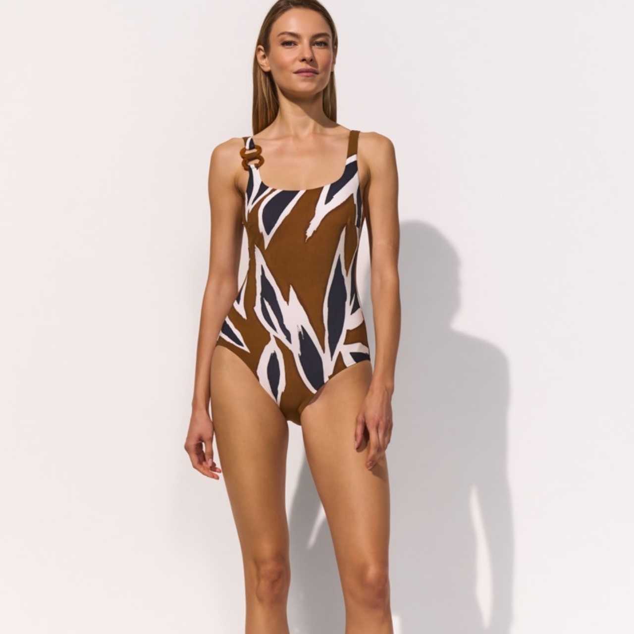 Nomade Padded Swimsuit in Nocturne Clay