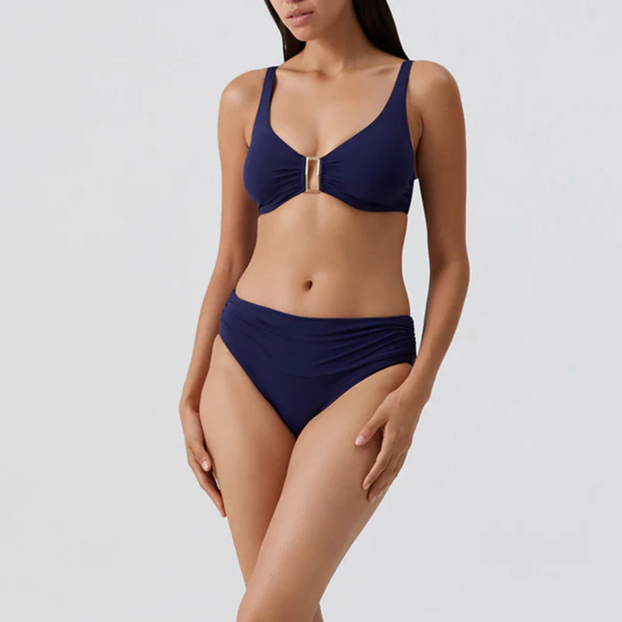 Bel Air Underwired Bikini Set in Navy