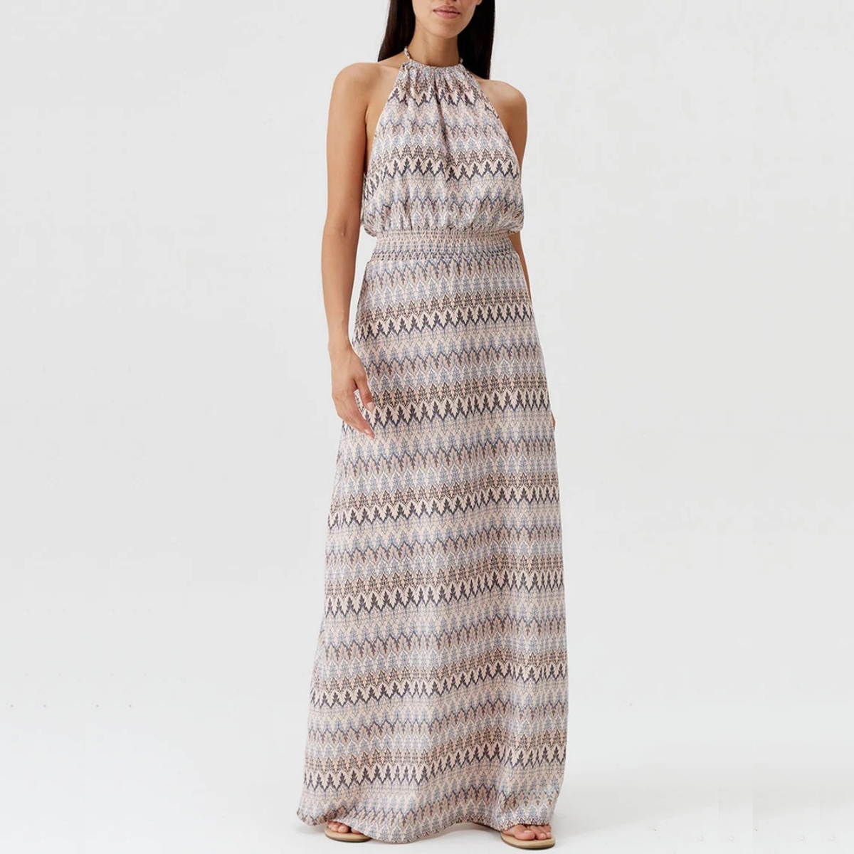 Charlotte Dress in Sand Knit