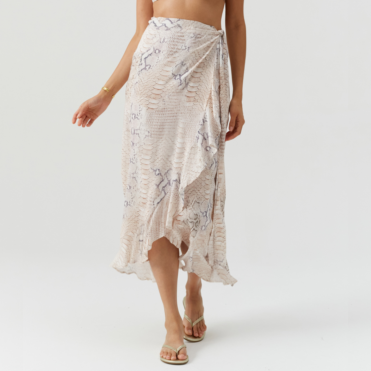 Danni Lizard Wrap Skirt