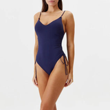Havana Swimsuit with Removable Padding in Navy