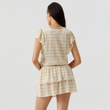 Remi Gold Short Knit Dress