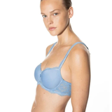 Serie Amazing Half Cup Spacer Bra in Angel Blue