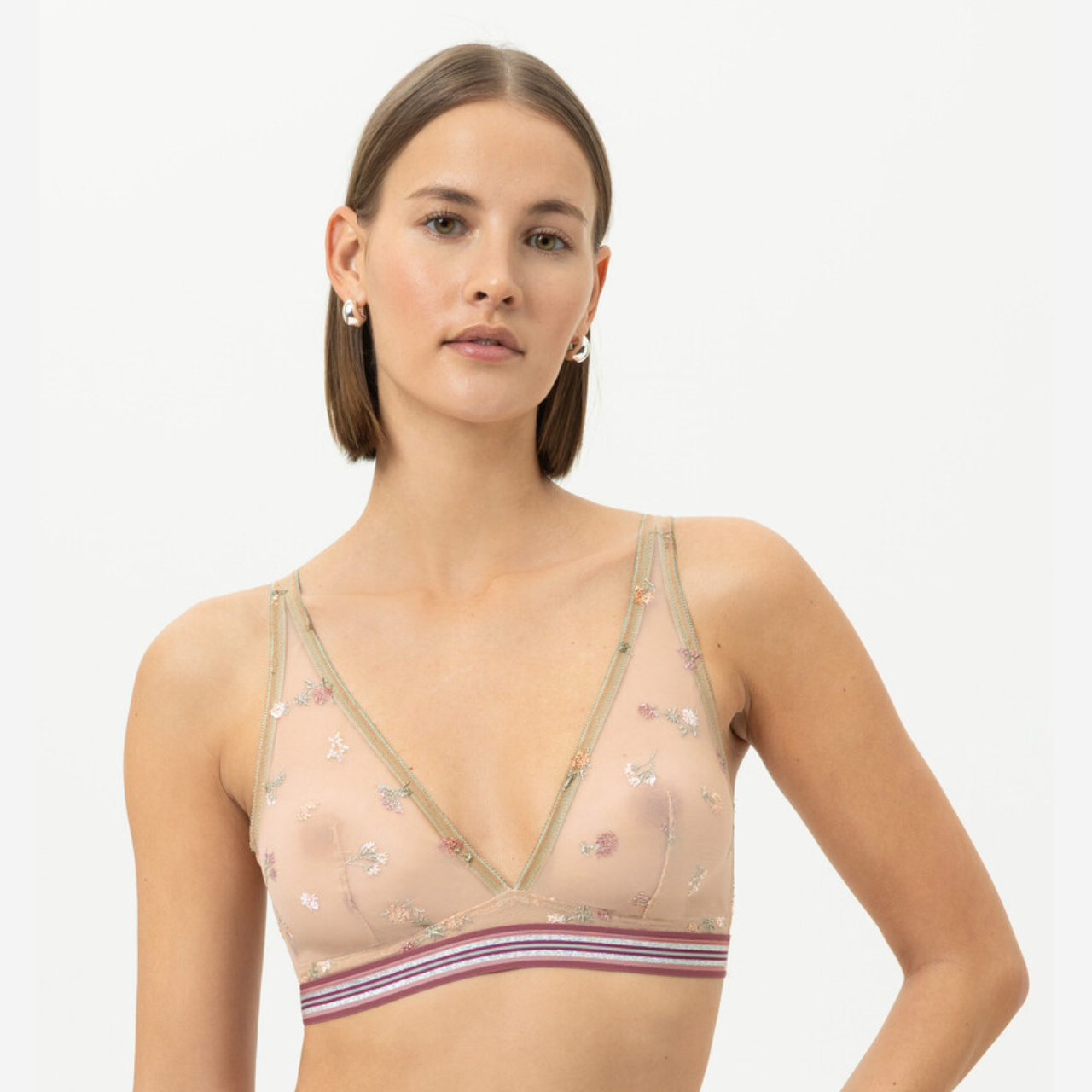 Serie Poetry Bloom & Memory Triangle Bra In Java