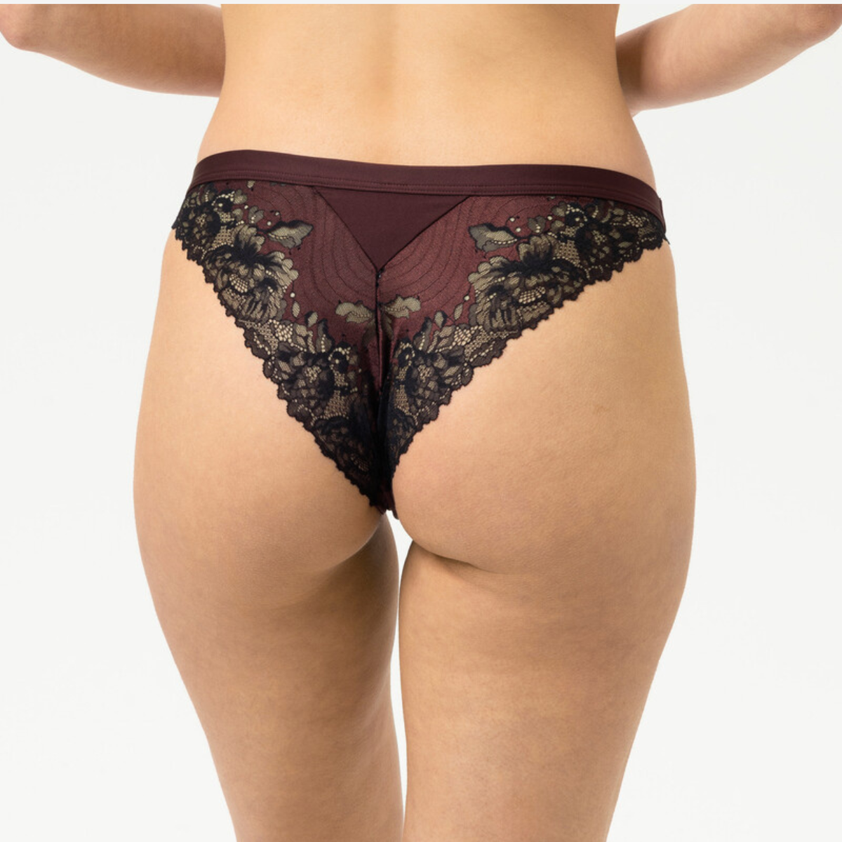 Serie Poetry Dream Brazil Brief in Hot Maroon