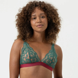 Serie Poetry Vogue Triangle Padded Bra in Beau Bordeaux