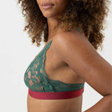Serie Poetry Vogue Triangle Padded Bra in Beau Bordeaux