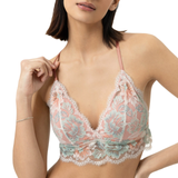 Serie Poetry Vogue Triangle Racerback Bra in Oatmilk