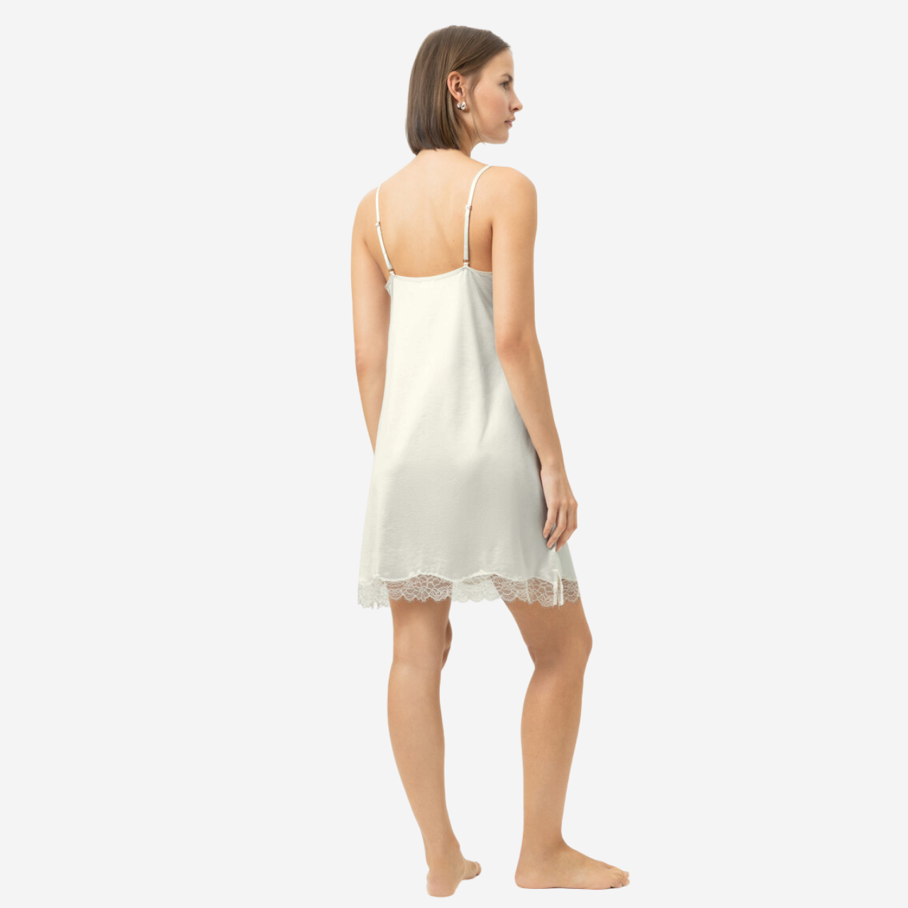 Mey Pure Shine Lace Nightie in Champagne