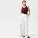 Serie Wool Expressive Tank Top in Boysenberry